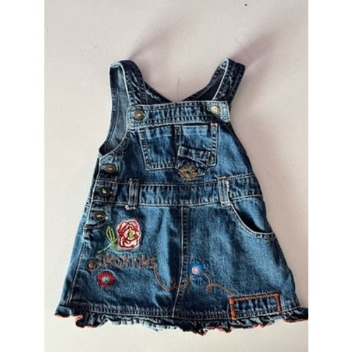 Rare Akademiks Y2K Denim Dress Girls Infants Size 12 Months