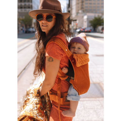 Rust Velvet Baby Carrier