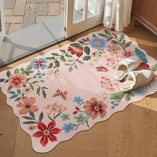 Lahome Floral Pink Rug, 2X3