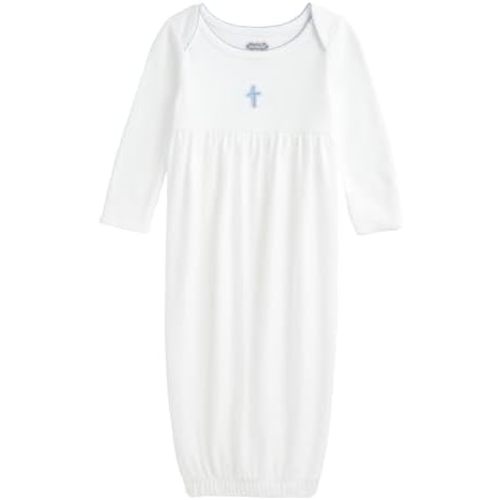 Mud Pie Baby Crochet Cross Gown