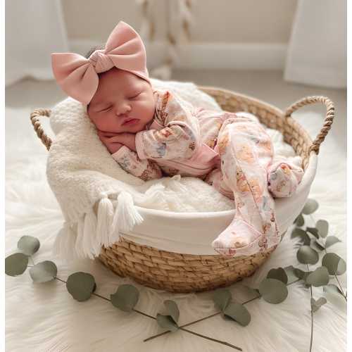 Winnie The Pooh Frame Girls' Sleeper Zippy Newborn Double Zip Sleepers Baby First Disney Outfit Hospital Coming Home Romper Baby Shower Gift