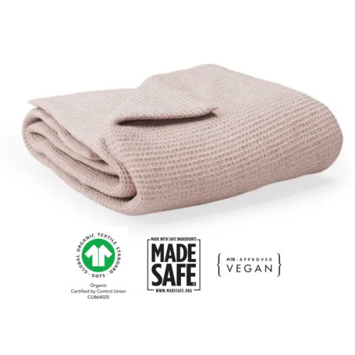 Organic Waffle Baby Blanket