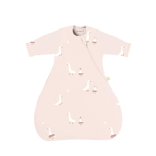GUNAMUNA Long-Sleeve Transitional Swaddle Sleep Bag – Soothes Infants, Easy Diaper Changes with WONDERZiP
