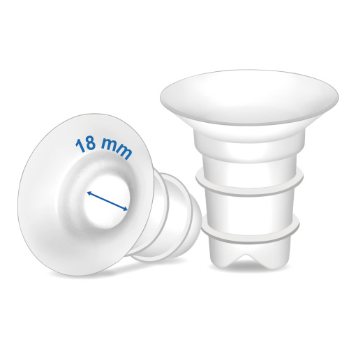 Maymom Flange Inserts 18 mm Compatible with Spectra, Medela 24 mm Shields, Momcozy S9 Pro/S12 Pro, Willow Wearable Cup. Compatible with Medela Freestyle, Harmony. 2 pc [X012.2G-i18x2] - US$4.00 : Maymom Wholesale Shopping Cart