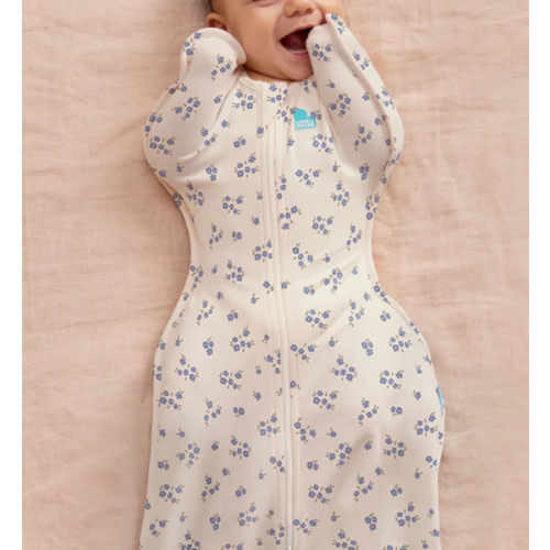 Swaddle Up™ 1.0 TOG Cotton Jacaranda Meadow