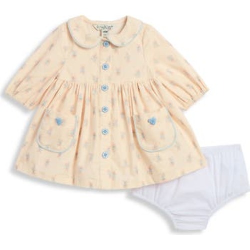 Audrey Floral Corduroy Dress & Bloomers, 3-6M