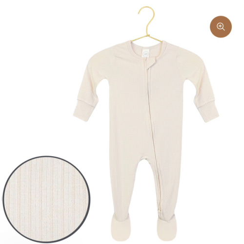 Cove Ribbed Zipper Footies