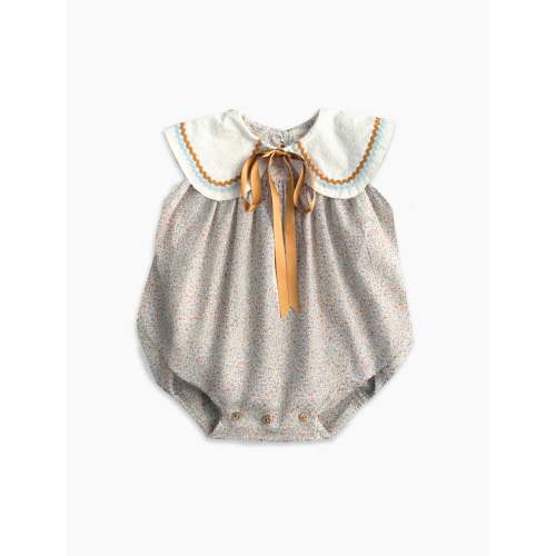 Edelweiss Romper in Multicolored Floral