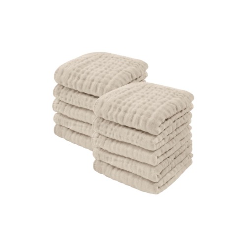 Muslin Washcloths - Pack of 10