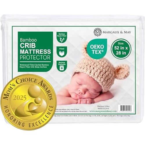 Waterproof Crib Mattress Protector, Oeko-TEX® Certified