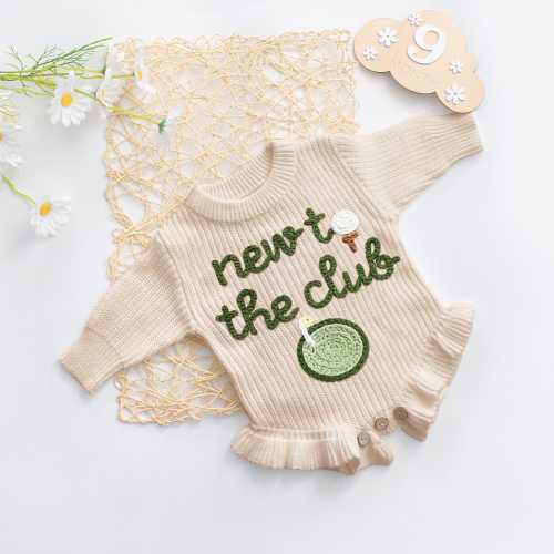 New To The Club Golf Baby Romper, First Birthday Baby Romper, Golf Baby Clothing, Baby Girl Golf Onesie, Toddler Golf Outfit, Golf Baby Gift