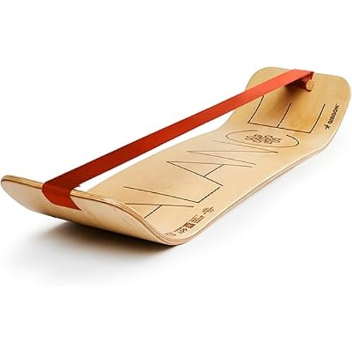 GIBBON SlackBoard - GiBoard Balance Board - Gift for Kids & Adults - 1 & 2 Line Options - Slackline Balance Trainer for Core Workouts, Standing Desk Exercise, Home Gym, Yoga & More