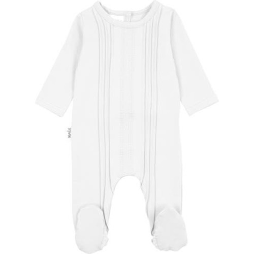 Tiny Tucks Cotton Blend Footie