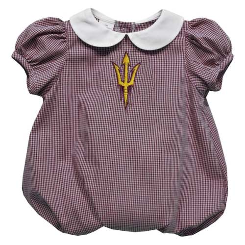 Arizona State Sun Devils Vive La Fete Girls Infant Puffy Bubble Dress - Maroon