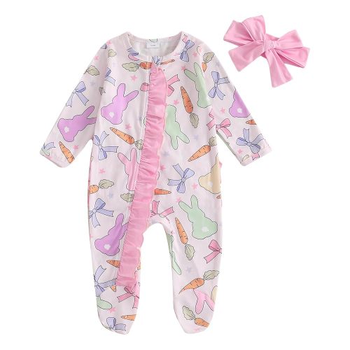 Kuriozud My First Halloween Outfit Baby Girl Ghost Romper Pumpkin Onesie Newborn Preemie Girl Pajamas Thanksgiving Clothes