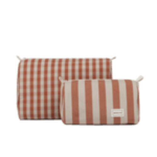 Set Toiletry Bag - Rose + Red · Minicoton