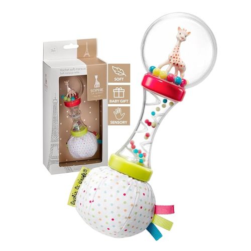 Sophie la girafe | Soft Maracas Rattle | Fun & Easy to Grasp | Colorful and Entertaining
