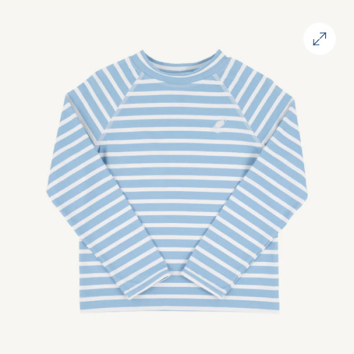 Walker's Wave Spotter Swim Shirt (UPF 35+) - Sarasota Sky Stripe