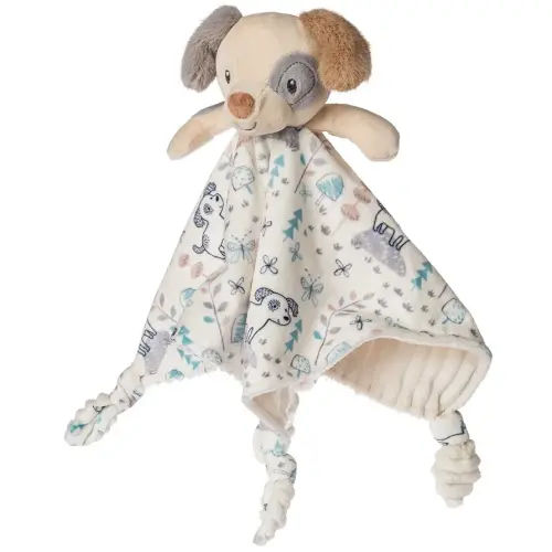 Mary Meyer Stuffed Animal Lovey Security Blanket, 13 x 13-Inches, Sparky Puppy