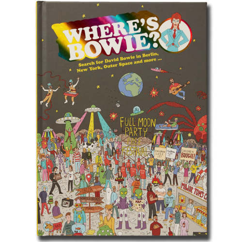 Where's Bowie? Book - Fun 80's Gifts | Bowie Book - Where's Waldo