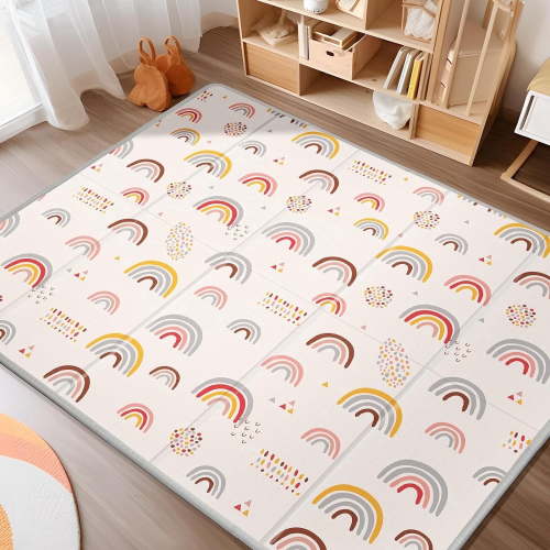 PIGLOG, Baby Play Mat, 79" x 71" Waterproof, Anti-Slip, Reversible