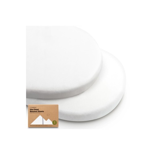 2-Pack Isla Fitted Bassinet Sheets