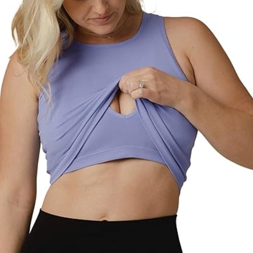 Kindred Bravely Sublime Longline Nursing & Maternity Bra for Breastfeeding | Nursing Tank Tops