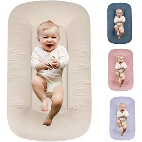 Baby Lounger 0-24 Months Bionic Design Infant Nest(Cream White)