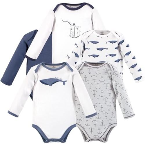 Luvable Friends Touched by Nature Long-Sleeve Bodysuits 5pk