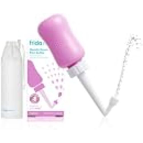 Frida Upside Down Peri Bottle for Postpartum Care, Portable Bidet | Perineal Cleansing and Recovery for New Moms, The Original Fridababy MomWasher, Portable & Easy Grip