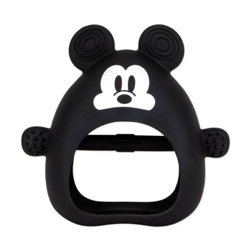 Bumkins Disney Undroppable Mitt Teether Toy - Mickey Mouse: Silicone, Baby Teethers, 1 Piece