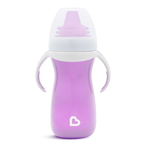 Munchkin® Gentle™ Transition Sippy Cup with Trainer Handles, 10 Ounce, Purple