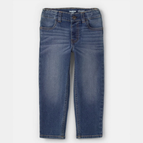 Toddler Neutral Dark Wash Straight-Leg Jeans - OshKosh B'gosh | Carter's