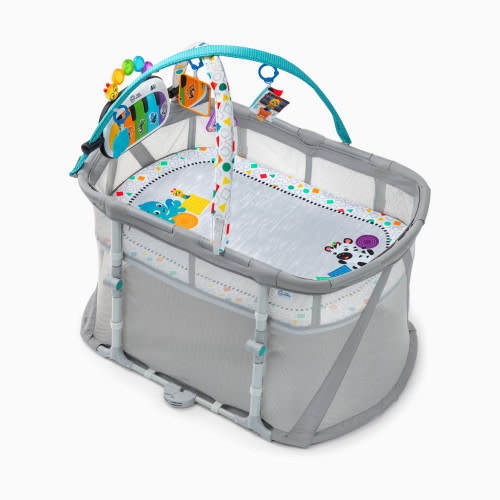 Baby Einstein Kick and Snooze 3-in-1 Playard, Bassinet, and Musical Play Gym