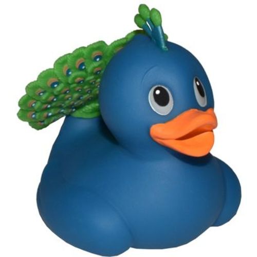 Wild Republic Rubber Duck Peacock Figurines