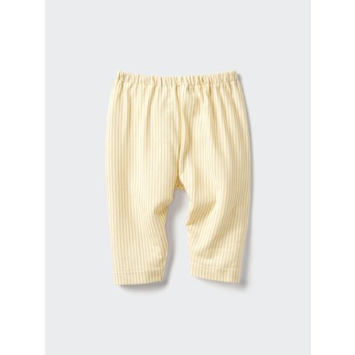 AIRism Cropped Leggings | Striped Yellow, Age 3(100)