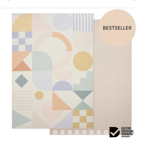 Large Foam Play Mat - Bauhaus/Weave