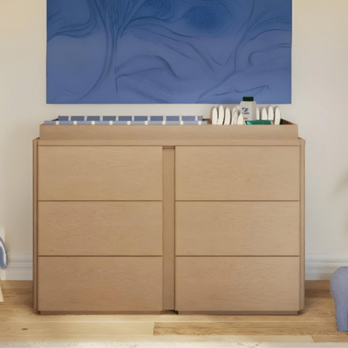 The Aspen Natural Wood Dresser for Nursery - Nurture&