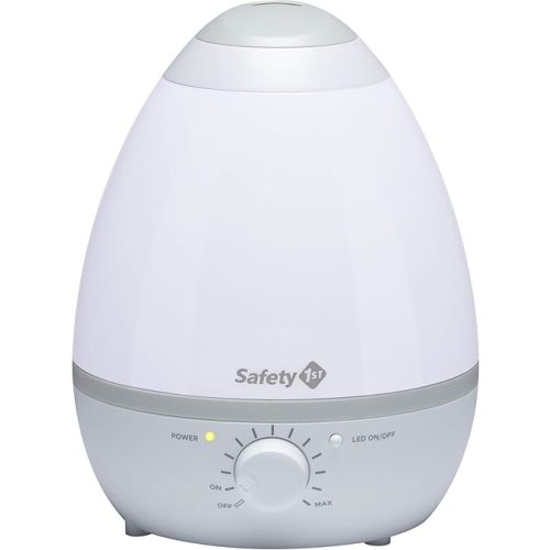 Safety 1st Easy Clean and Glow Humidifier, White/Grey