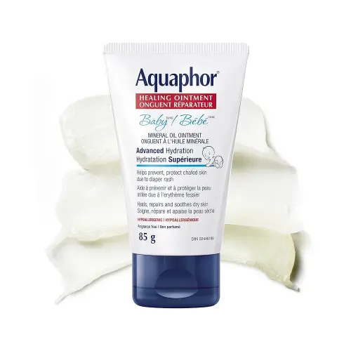 Aquaphor Baby Healing Ointment for Baby's Sensitive Skin, Multipurpose Ointment Helps Prevent Diaper Rash, Fragrance Free, Non Greasy Healing Ointment, Recommended by U.S. Pediatricians, 85g