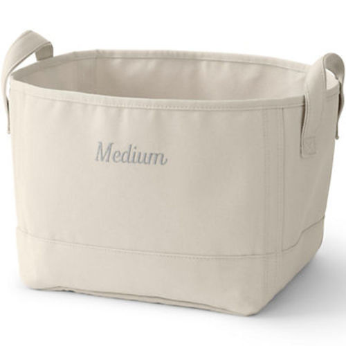 Medium Canvas Storage Tote | Lands' End