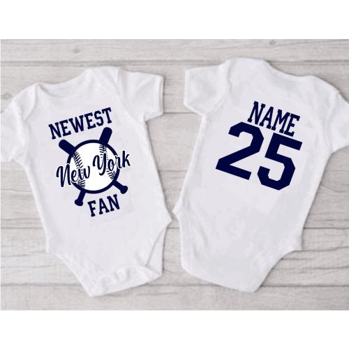 New York Yankees baby bodysuit