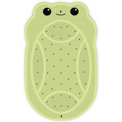 Bathtub Mat Non Slip for Kids Baby Toddler, Natural Rubber Dual Anti-Slip