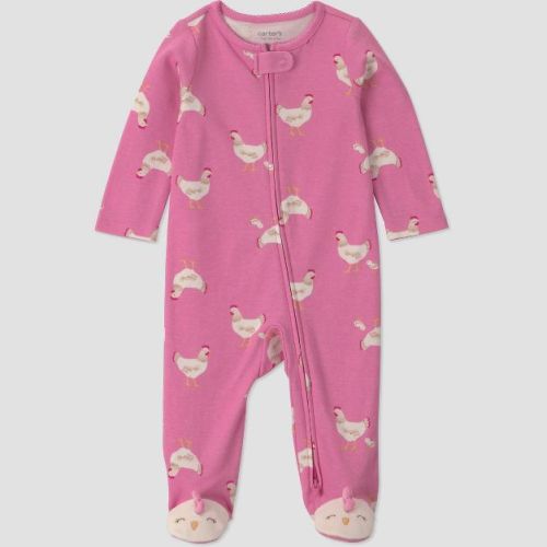 Carter's Just One You® Baby Girls' Chicken Sleep N' Play - Pink 3M