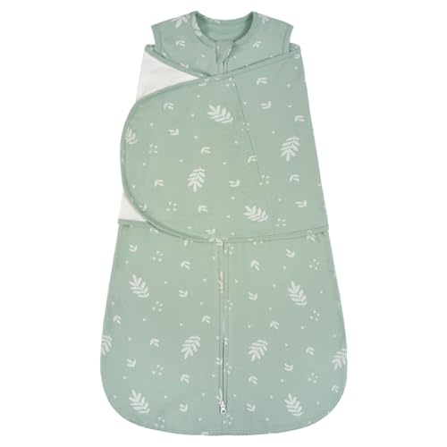 ZIGJOY Baby Swaddle Sleep Sack, 1.0 TOG Sleep Sack Swaddles for Newborns & infant 0-6 Months 100% Cotton Baby Wearable Blanket for Newborn Registry Essentials