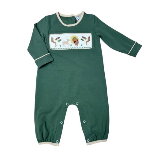 Three Sisters Boys Life Smocked Romper - Ruffle Me This