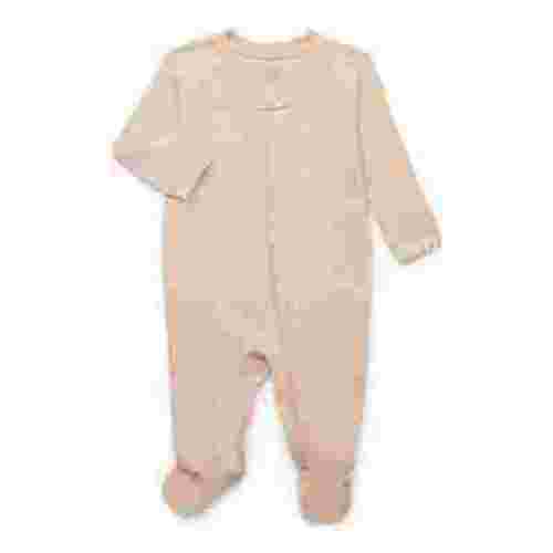 easy-peasy Organic Cotton Baby Girl Footed Pajamas, Long Sleeve One-Piece Sleeper, Infant Pajamas, size 0–9 Months