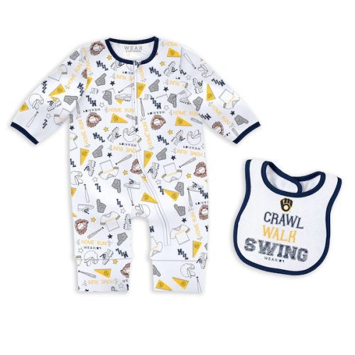 Newborn & Infant Milwaukee Brewers WEAR by Erin Andrews Sleep & Play Set
