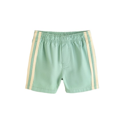 Kids' Sporty Stripe Cotton Shorts