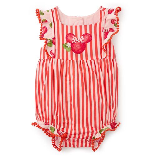 Minnie Mouse Icon Strawberry Romper for Baby | Disney Store